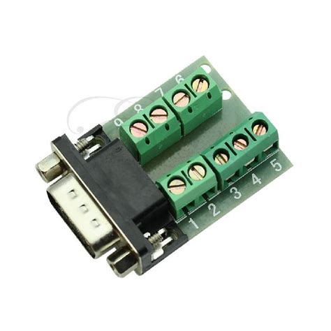 RS232 Serial to Terminal DB9 Male Adapter Connector Signals Terminal M