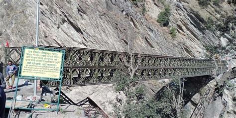 Bailey Bridge in Bharmour, Himachal inaugurated by CM Sukhvinder Sukhu