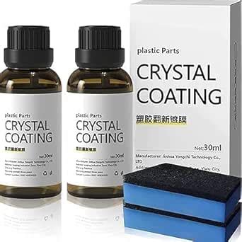 MAMMOTH Crystal Coating for Car Plastic Parts, 30ml Refurbishing Agent ...