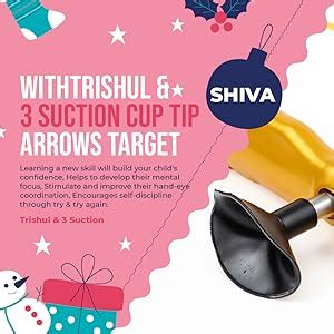 Ratna's Shiva Bow and Arrow Set with Trishul & 3 Suction Cup Tip Arrows ...