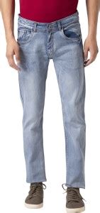 Allen Cooper Comfortable Slim Mid Rise Stretchable Slim Men Light Blue ...