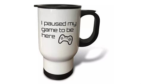 Travel Mug Image of I Paused... | Groupon Goods