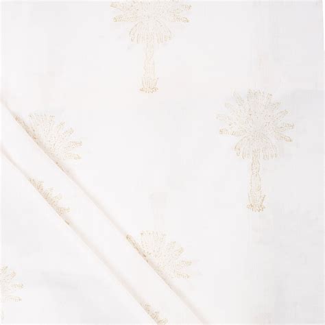 Palm Tree Printed Cotton Fabric @Best Deal on Dmaasa