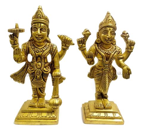 Buy VRINDAVANBAZAAR.COM Astadhatu (8 Metals) Made Shri Lakshmi Nararayn ...