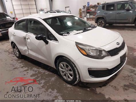 2016 KIA RIO LX Gasoline - KNADM4A32G6689792