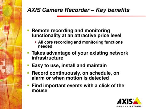 Axis Camera Recording Format 的图像结果