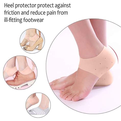 Curafoot Anti Crack Silicone Gel Heel Pad Socks