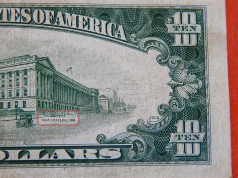 1934 D Ten Dollar Bill