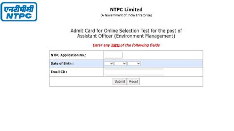 NTPC Admit Card 2024 OUT at careers.ntpc.co.in: Download Assistant ...