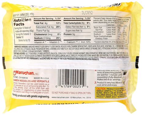 Noodles Ramen Nutritional Value at Raymond Eudy blog