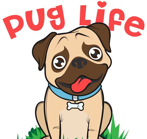 Pug Clipart - Full Size Clipart (#4950219) - PinClipart