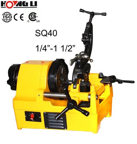 Image result for Small Pipe Threading Machine