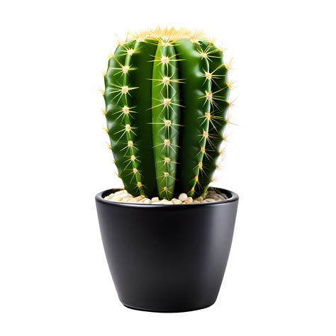 AI generated Cactus in Pot Isolated on Transparent Background 36091488 PNG