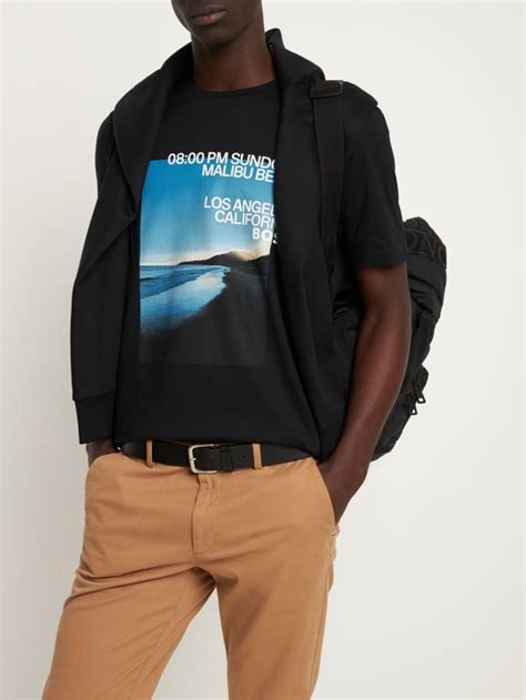 Tiburt printed cotton jersey t-shirt - Boss - Men | Luisaviaroma