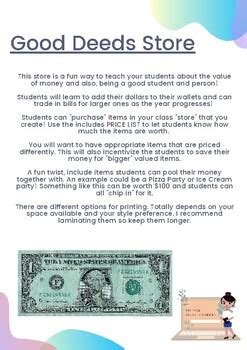 The Good Deed Store by The Tech Savvy Teacher RN | TPT
