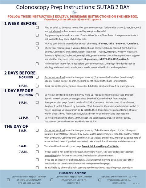 SUTAB 2 Day Colonoscopy Prep — Integrated Gastroenterology Consultants