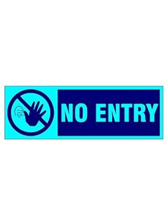 999Store office supplies sunboard no entry sticker signage sign board ...