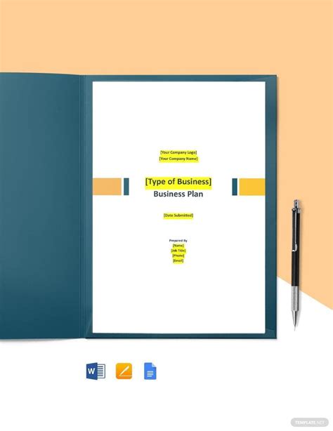 IT Services Business Plan Template 的图像结果