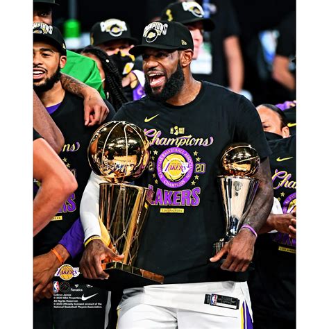 WATCH: LeBron James Takes Along His Championship Trophy to Lakers ...