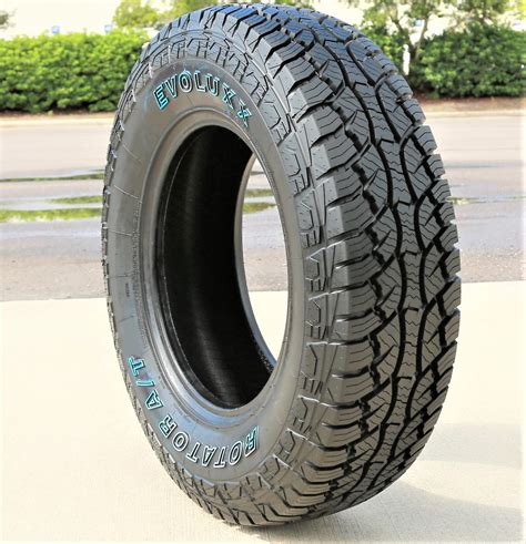 Evoluxx Rotator A/T All Terrain Tire, LT 275/65R18 Load E 10 Ply (OWL ...