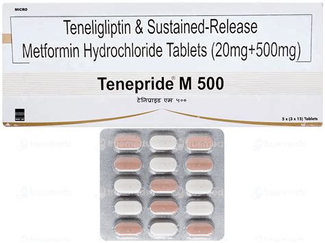 Tenepride M 500 Tablets 15: Uses, Side Effects, Price & Substitutes