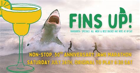 FINS UP! Its a JAWS 50th Anniversary Marathon, 130 W Dudley St, Maumee ...