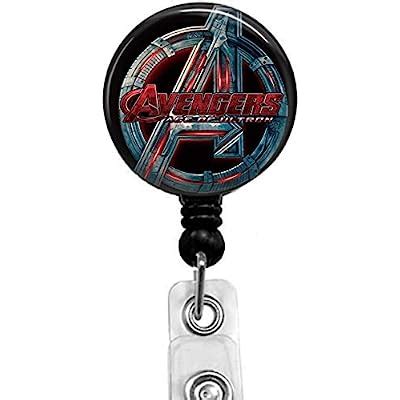 Buy Avengers Retractable ID Card Badge Holder with Alligator Clip ...