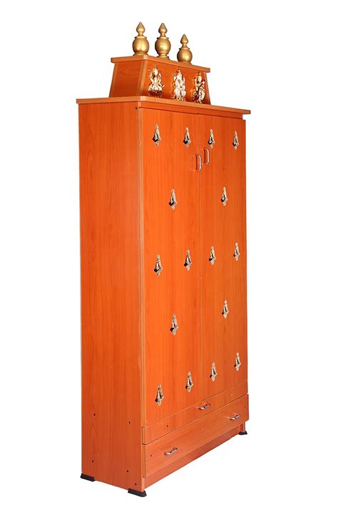Pooja Temple/Home Temple/Pooja Mandir with Kalasam in Cherry padak ...