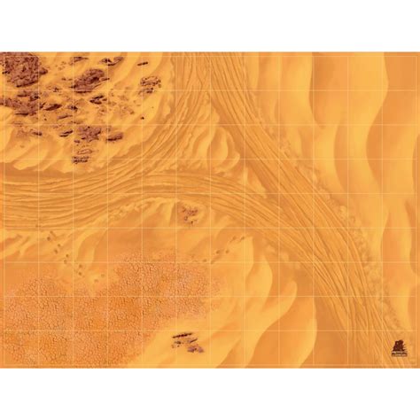 Buy Battlemap Desert 90x67.5cm without grid - Des Tranchées aux ...