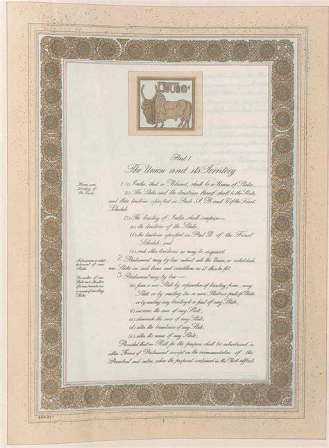 The Constitution Of India As A Work Of Art