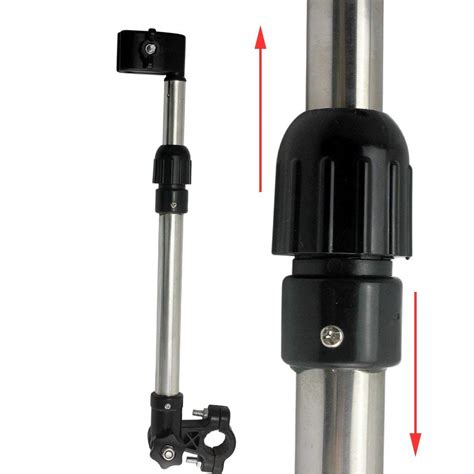 Linkertech Bicycle Mount Holder Umbrella Bar Holder Wheelchair Baby ...