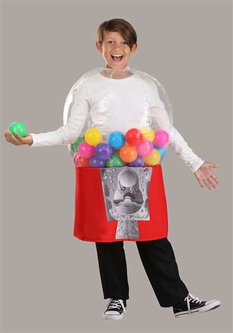 Inflatable Gumball Machine Kids Costume
