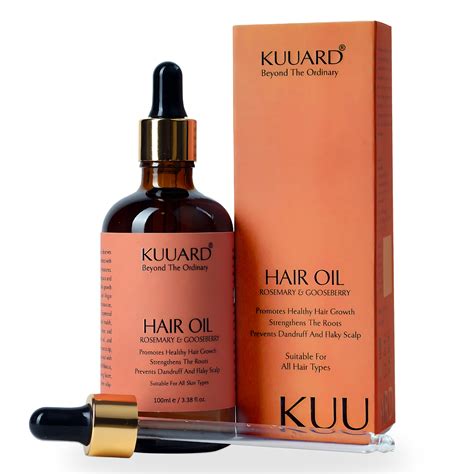 Revive & Shine Hair Oil Rosemary Extract & Grape Seed Extract – KUUARD