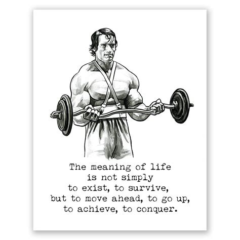 Buy AtoZStudio A61 Arnold Schwarzenegger // Quote // Home Gym Wall Art ...
