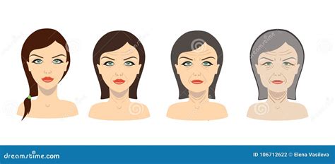 Woman Aging Process 的图像结果