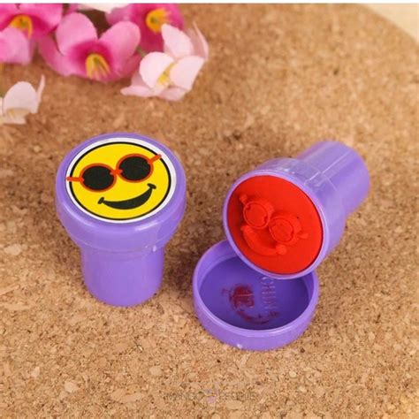 Cute Smiley and Reward Motivation Emoji Seal Stamper For Kids ( Pack o ...