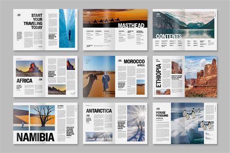 Modern Magazine Template [Indesign, INDD] - BrandPacks