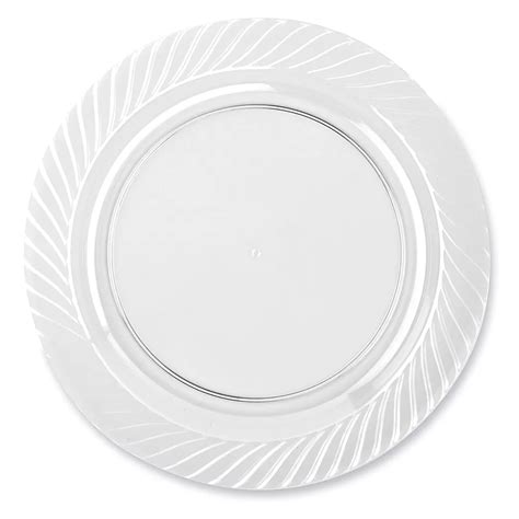 Premium Plastic Plates - 7 1/2", Clear S-24456C - ULINE
