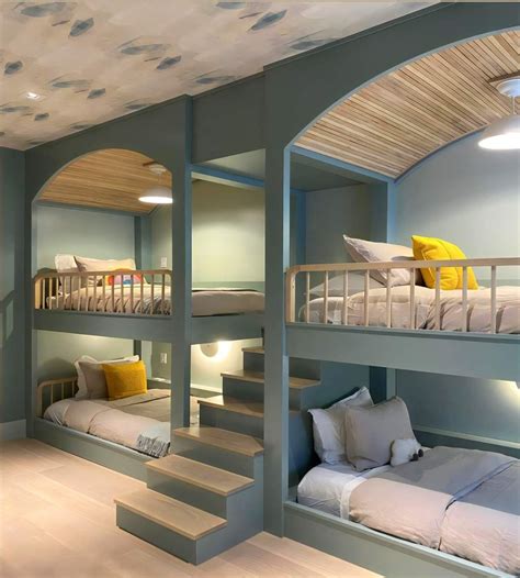Pin by Pamela Tellep on Home | Bunk bed designs, Kids room interior ...