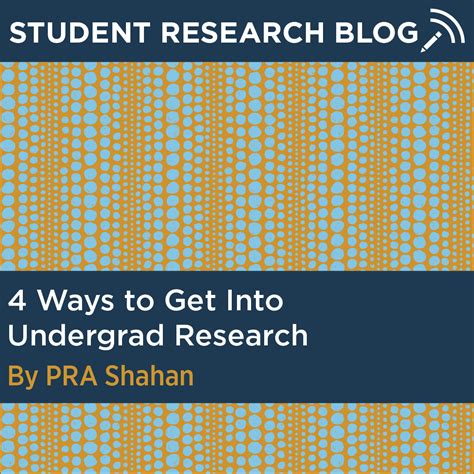 4 Ways to Get Into Undergrad Research | Office of Undergraduate Research