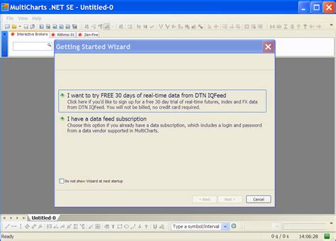 MultiCharts Net 的图像结果
