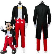 Buy For Mickey Mouse Cosplay Costume Tuxedo Outfit Halloween Men's Suit ...