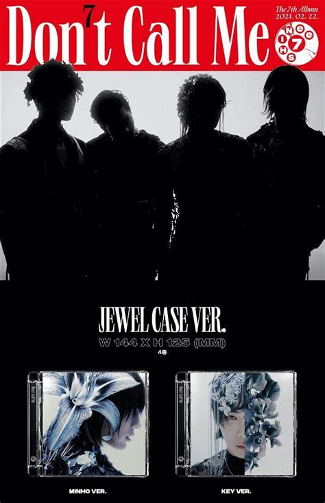 Buy Shinee Don't Call Me 7th Album Jewel Case Version Minho Cover CD+ ...