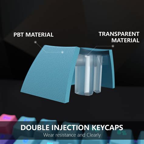 BOYI 60% Mechanical Gaming Keyboard,BOYI 61 Mini RGB Cherry MX Switch ...