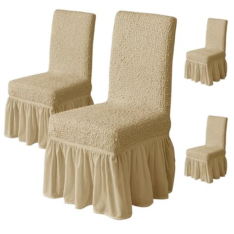Italian Pattern 450 GSM Chair Cover (Khaki) – House of quirk