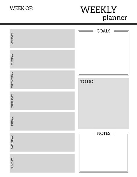Free Printable Weekly Planner Pages - Paper Trail Design | Free weekly planner templates, Weekly ...