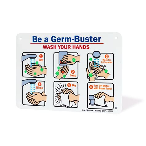 Hand Washing Instruction Signs