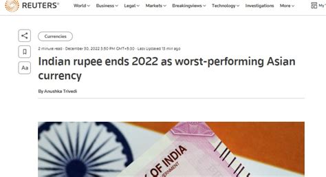Was The Indian Rupee Asia’s Worst-Performing Currency In 2022? Here’s ...