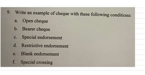 Image result for Bearer Cheque Example