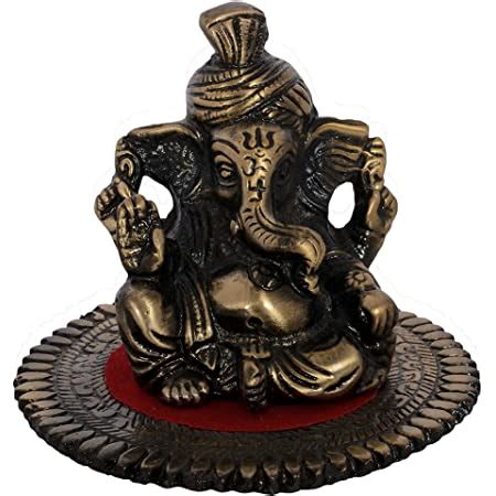 Buy Great Art Metal Hindu God Ganesha/Ganpati or Chair Idol Sculpture ...